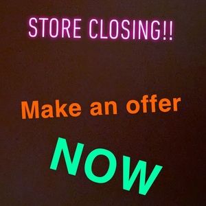 Closing down store! Make an offer on any items